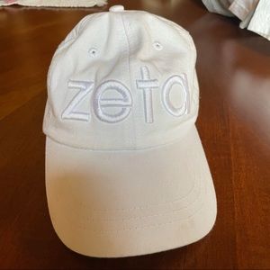 white zeta tau alpha hat